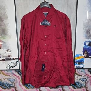 2XL Club Room Rich Burgundy Dress Shirt